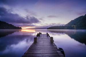 Lake Tarawera Purple Dawn