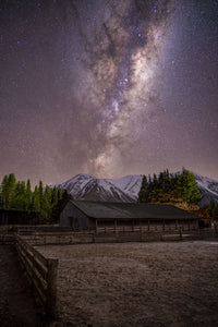 Milky Way over NZ Mountains