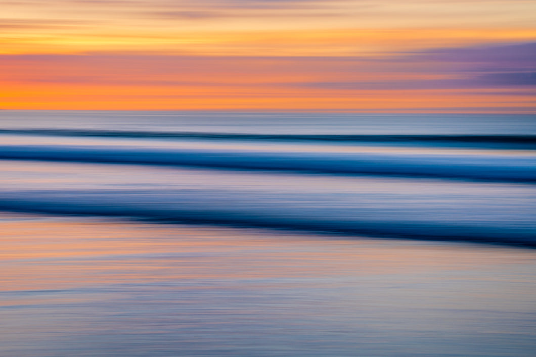 Raglan Beach Sunset Waves