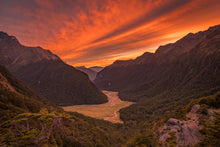 Load image into Gallery viewer, Routeburn Valley Sunrise Fire
