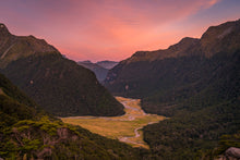 Load image into Gallery viewer, Routeburn Valley Pastel Sunset