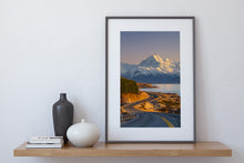 Load image into Gallery viewer, Golden Morning Mt Cook Road
