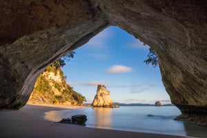 Cathedral Cove Golden Morning