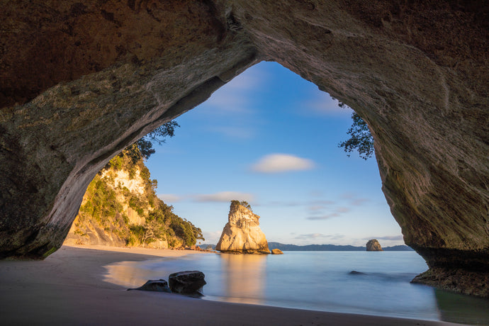 Cathedral Cove Golden Morning