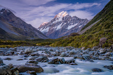 Load image into Gallery viewer, hooker river mt cook sunset