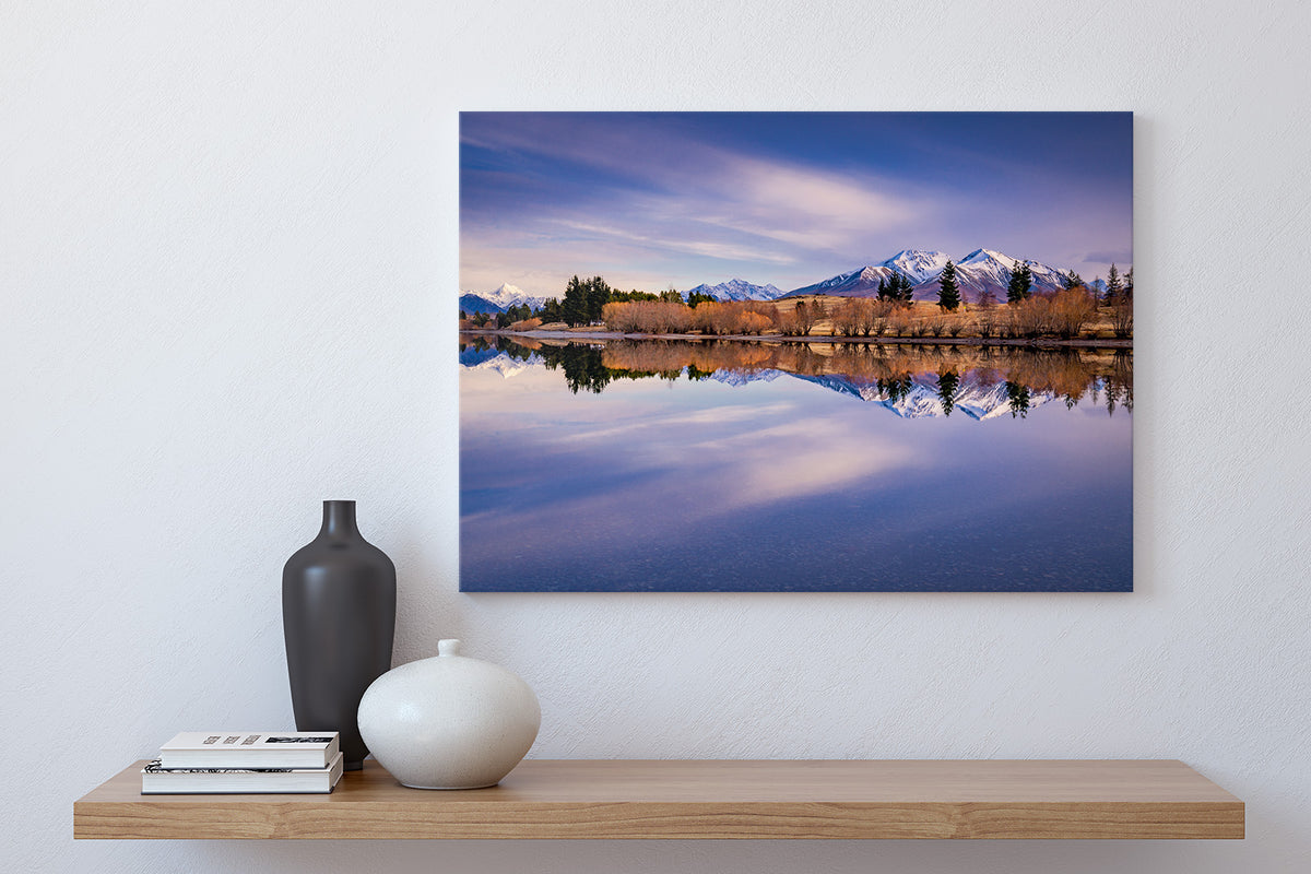 Lake Camp Morning Mood | Ashburton Lakes NZ | Fine Art Prints | Canvas ...