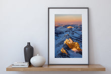 Load image into Gallery viewer, First Light on NZ Mountains