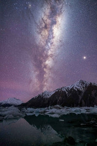 Tasman Lake Milky Way